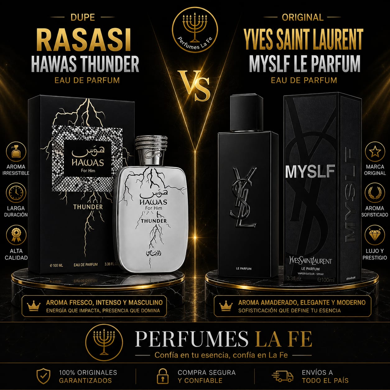 Rasasi Hawas Thunder Men 100ml EDP